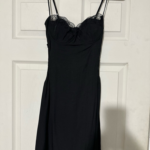 Princess Polly Black Dress (Hazel Cut Out Mini Dress) - Picture 2 of 6